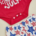 4th of July Flared Pants Baby Set