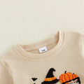 Long Sleeve Pumpkin Patch Waffle Baby Bodysuit Bodysuit The Trendy Toddlers 