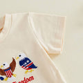 Short Sleeve 250 Years of Freedom Baby Set
