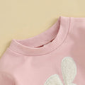 Long Sleeve Fluffy Bunny Baby Bodysuit   