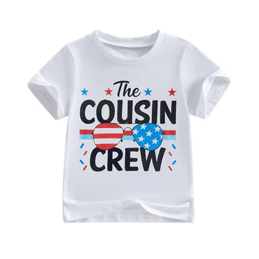 The Cousin Crew American Toddler Tee White 2T