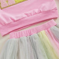 Hip Hop Tutu Skirt Toddler Set   