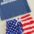 Sleeveless 250th Anniversary Baby Set Sets The Trendy Toddlers 