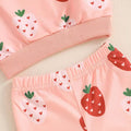 Strawberry Flared Toddler Set   