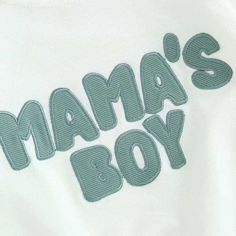 Mama's Boy Long Sleeve Baby Set   
