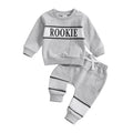 Long Sleeve Rookie Legend Baby Set Gray 3-6 M 