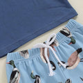 Short Sleeve Duck Pocket Toddler Set