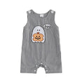 Sleeveless Striped Boo Baby Romper Rompers The Trendy Toddlers 