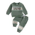 Long Sleeve Rookie Legend Baby Set Green 3-6 M 