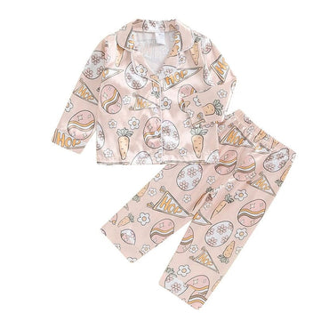 Long Sleeve Easter Toddler Pajama Set   