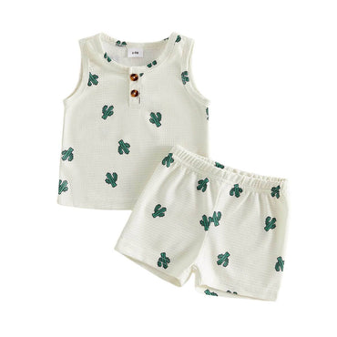 Sleeveless Cactus Toddler Set