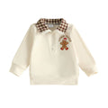 Cookie Tester Collar Toddler Sweatshirt sweatshirt The Trendy Toddlers Beige 9-12 M 