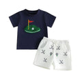 Short Sleeve Golf Vibes Toddler Set Sets The Trendy Toddlers 