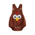 Sleeveless Turkey Baby Romper