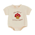 Short Sleeve Little Fungi Baby Romper