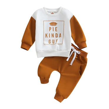 Pie Kinda Guy Baby Set Holiday The Trendy Toddlers 