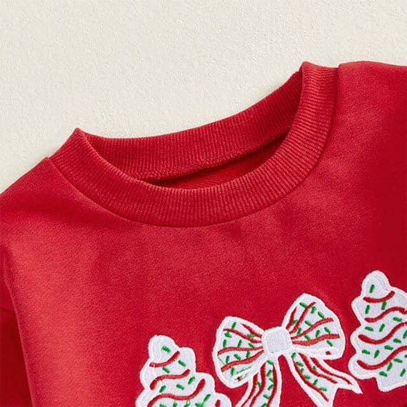 Christmas Tree Flared Pants Toddler Set