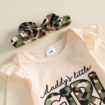 Daddy's Little Girl Camo Baby Set