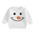 Christmas Knitted Toddler Sweater White 6-9 M