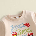 Long Sleeve Busy Wheels Toddler Set Sets The Trendy Toddlers 