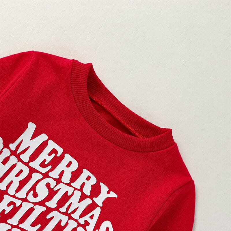 Merry Christmas Ya Filthy Animal Baby Sweatshirt   