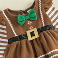 Long Sleeve Gingerbread Baby Romper Rompers The Trendy Toddlers 
