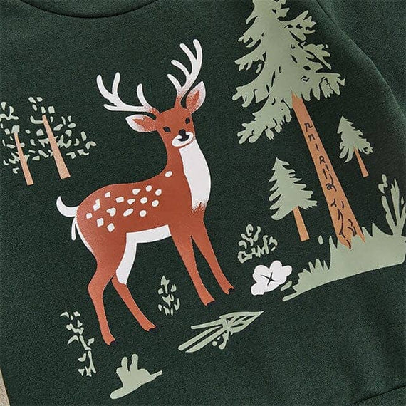 Long Sleeve Woodland Toddler Set