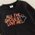 Long Sleeve All The Ghouls Love Me Baby Set Sets The Trendy Toddlers 