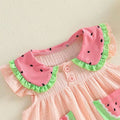 Watermelon Collar Ruffled Toddler Set Sets The Trendy Toddlers 