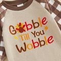 Gobble Till You Wobble Waffle Baby Jumpsuit Jumpsuit The Trendy Toddlers 