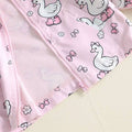 Pink Floral Swan Toddler Jacket
