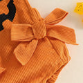 Fly Sleeve Halloween Bows Baby Romper Rompers The Trendy Toddlers 