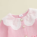 Long Sleeve Vintage Bows Baby Set