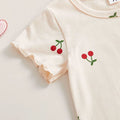 Short Sleeve Cherry Toddler Set