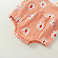 Pink Daisy Baby Romper