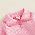 Long Sleeve Collar Daisy Toddler Set
