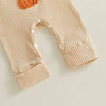Long Sleeve Hey Pumpkin Ribbed Baby Jumpsuit Jumpsuit The Trendy Toddlers 