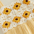 Sleeveless Crochet Flared Toddler Jumpsuit