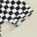 Checkered Shorts Easter Baby Set   