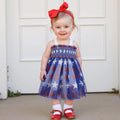 4th of July Butterfly Toddler Dress