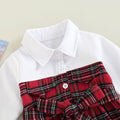 Long Sleeve White Plaid Toddler Dress Dresses The Trendy Toddlers 