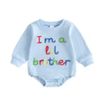 Long Sleeve Lil Brother Waffle Baby Bodysuit