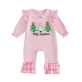 Merry Christmas Collar Baby Jumpsuit