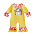 Long Sleeve Farm Chicken Baby Jumpsuit
