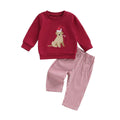 Long Sleeve Festive Dog Baby Set