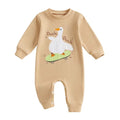 Skateboarding Duck Baby Jumpsuit