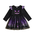 Long Sleeve Halloween Magic Toddler Dress Dresses The Trendy Toddlers 