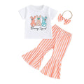 Bunny Squad Striped Pants Toddler Set   