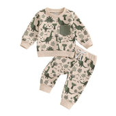 Long Sleeve Dinosaurs Toddler Set   
