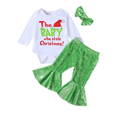 The Grinch's Little Helper Baby Set Holiday The Trendy Toddlers 